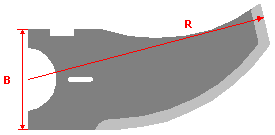 Куттерные ножи Л5 ФКМ(Б) (Тип 4)