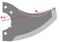 Куттерные ножи LASKA тип 2